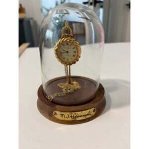 MJ Hummel Spring Dance Collectible Pendant Watch w Display Case HU8001